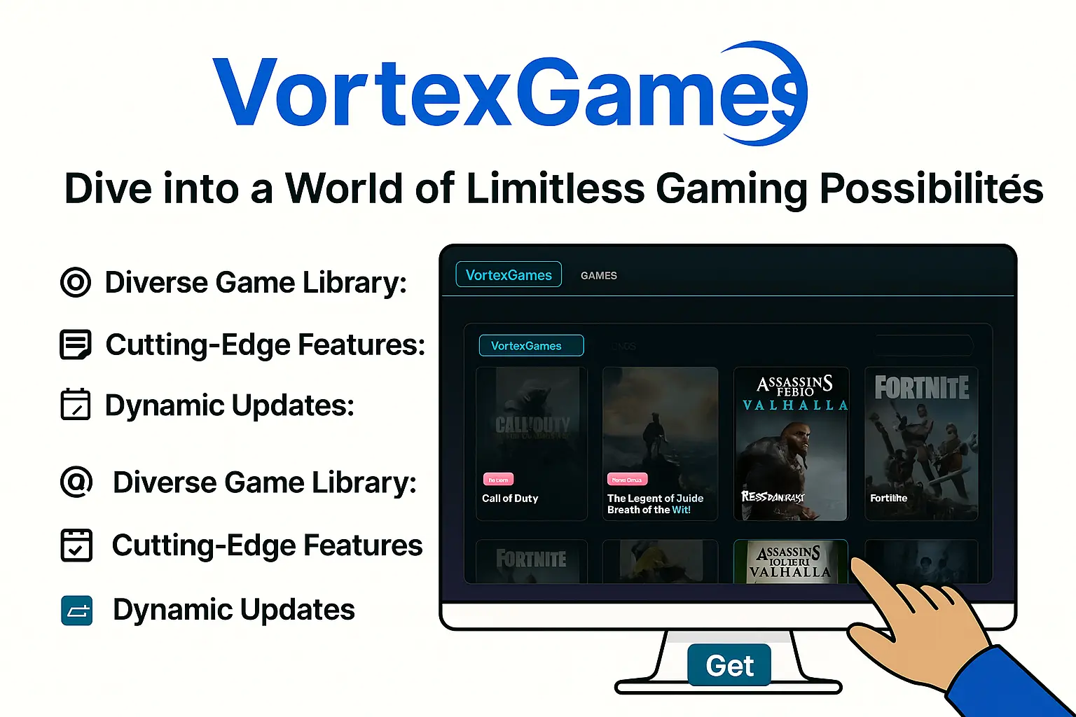 VortexGames – Online Game Catalog